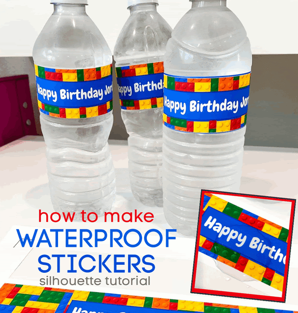 How to Make Waterproof Stickers with Silhouette CAMEO or Portrait